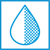 Nedvesség védelemmel ellátott alsó él